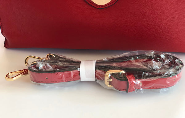 ‘Impulse’ Red With Gold Accent Handbag Purse