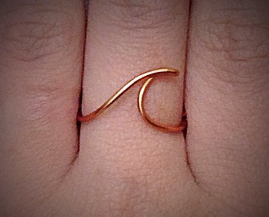 Custom Wire Wave Ring (MADE TO ORDER)
