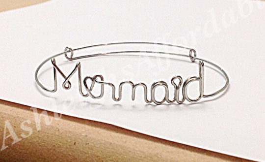 Custom Wire "Mermaid" Bracelet (MADE TO ORDER)