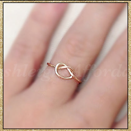 Custom Wire "Tie The Knot" Ring (MADE TO ORDER)