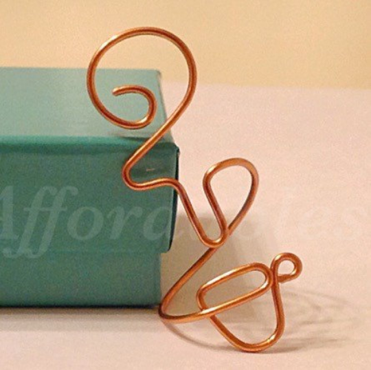 Custom Wire Coffee Tea Cup Ring (MADE TO ORDER)