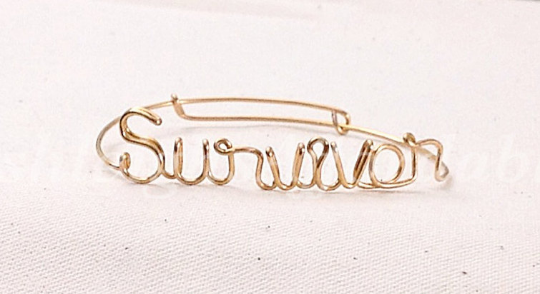 Custom Wire "Survivor" Bracelet (MADE TO ORDER)