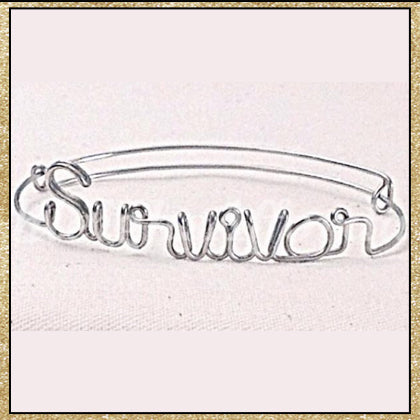 Custom Wire "Survivor" Bracelet (MADE TO ORDER)